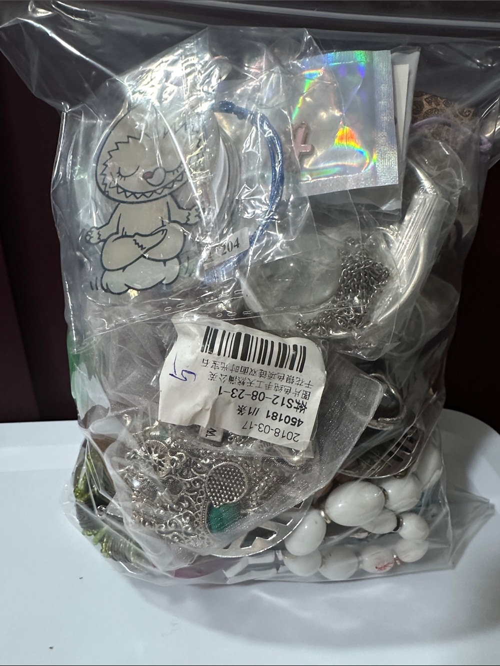 Mixed Silver and White Women’s Fashion Accessories Pack